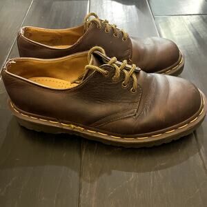 Dr Martens 1461 Vintage Leather Oxford Shoes England Boys Size 5
